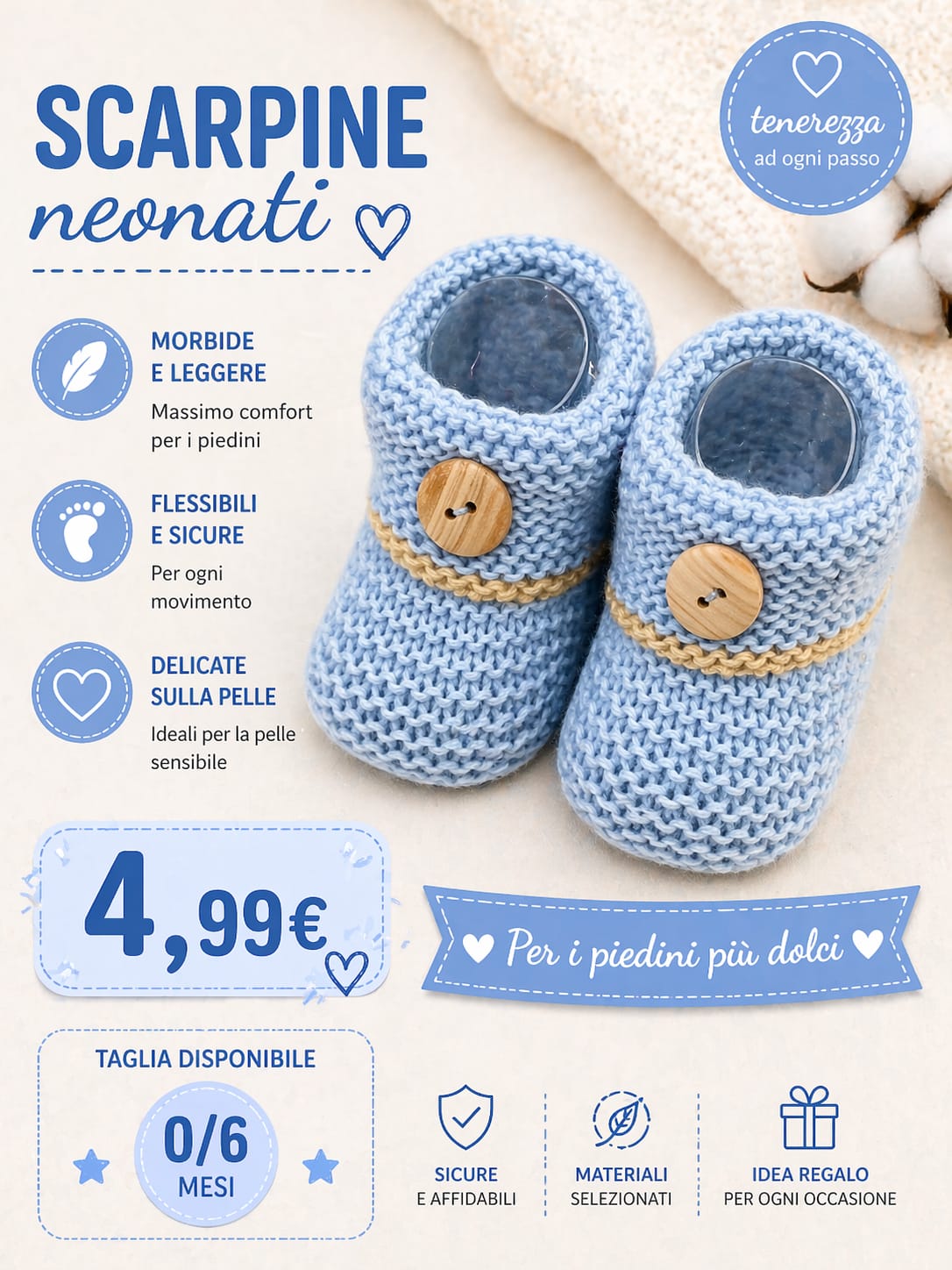 Scarpine 0/6 mesi