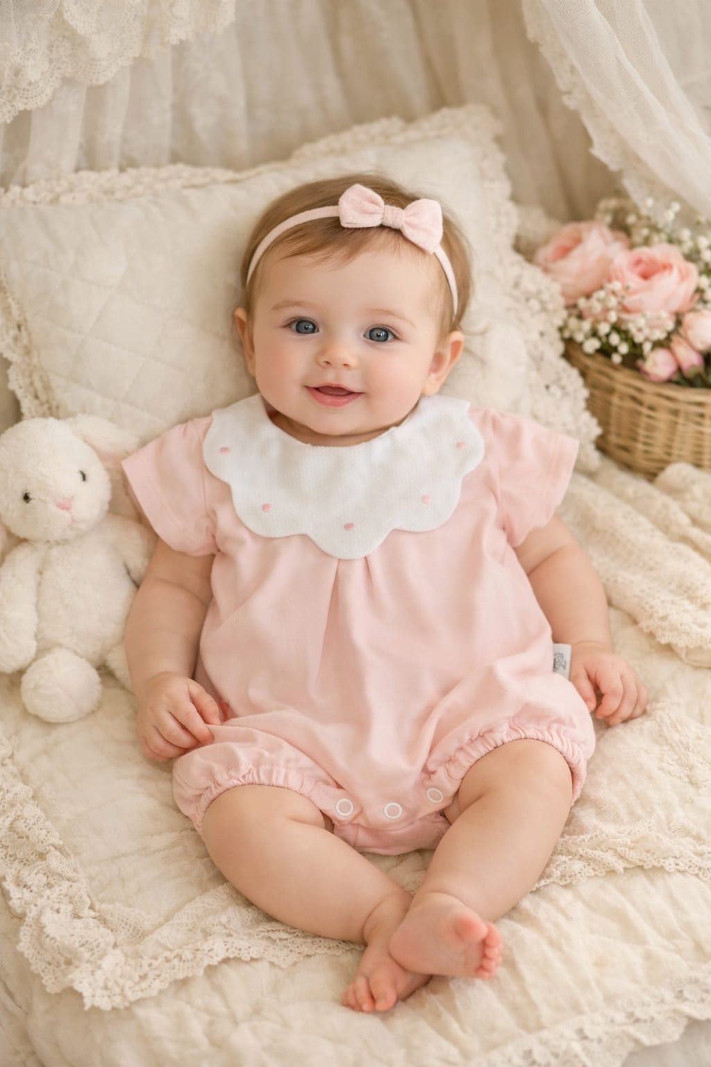 Pagliaccetto e tutina pappa e latte in cotone da personalizzare