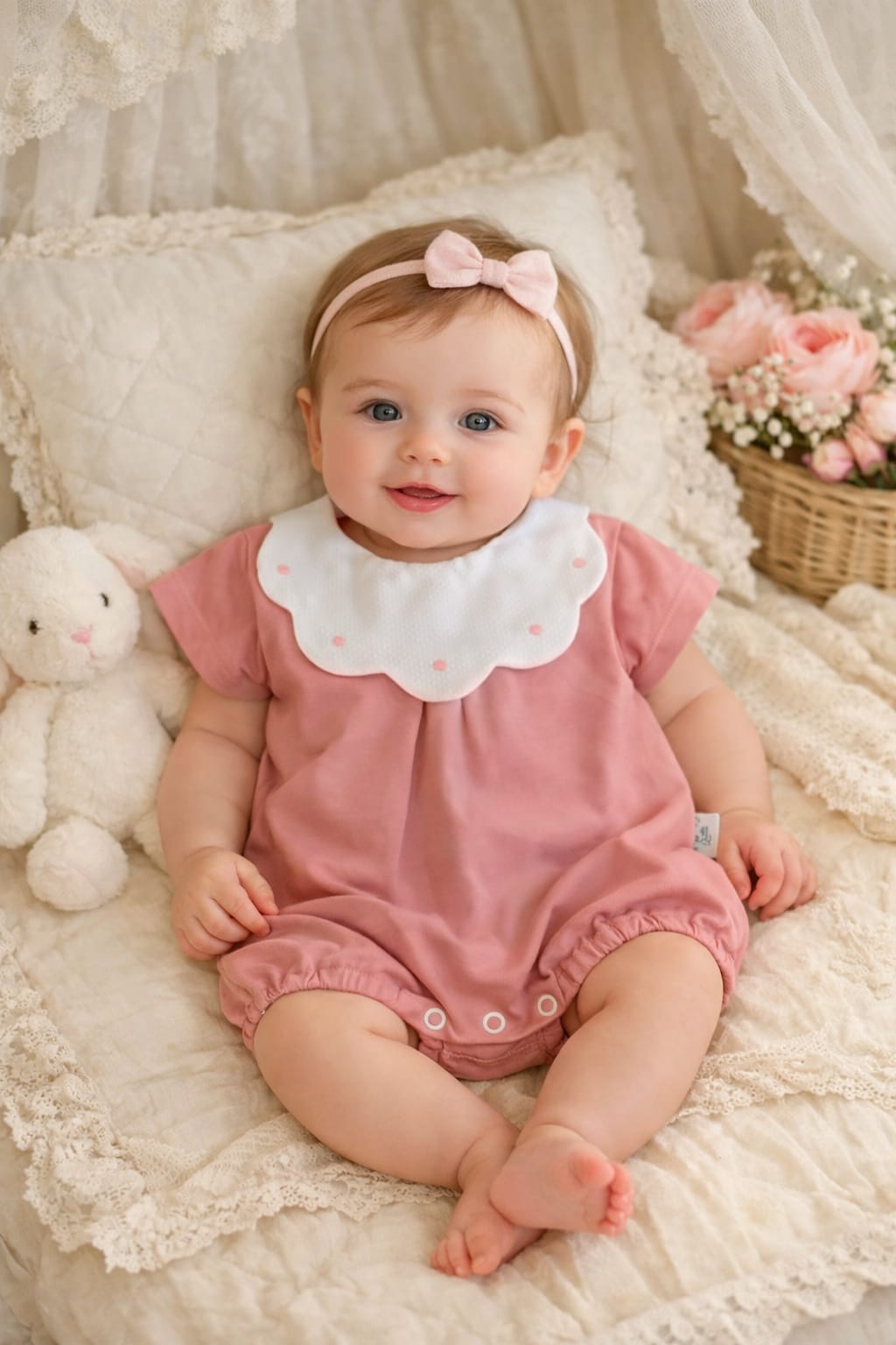 Pagliaccetti e tutina pappa e latte in cotone da personalizzare