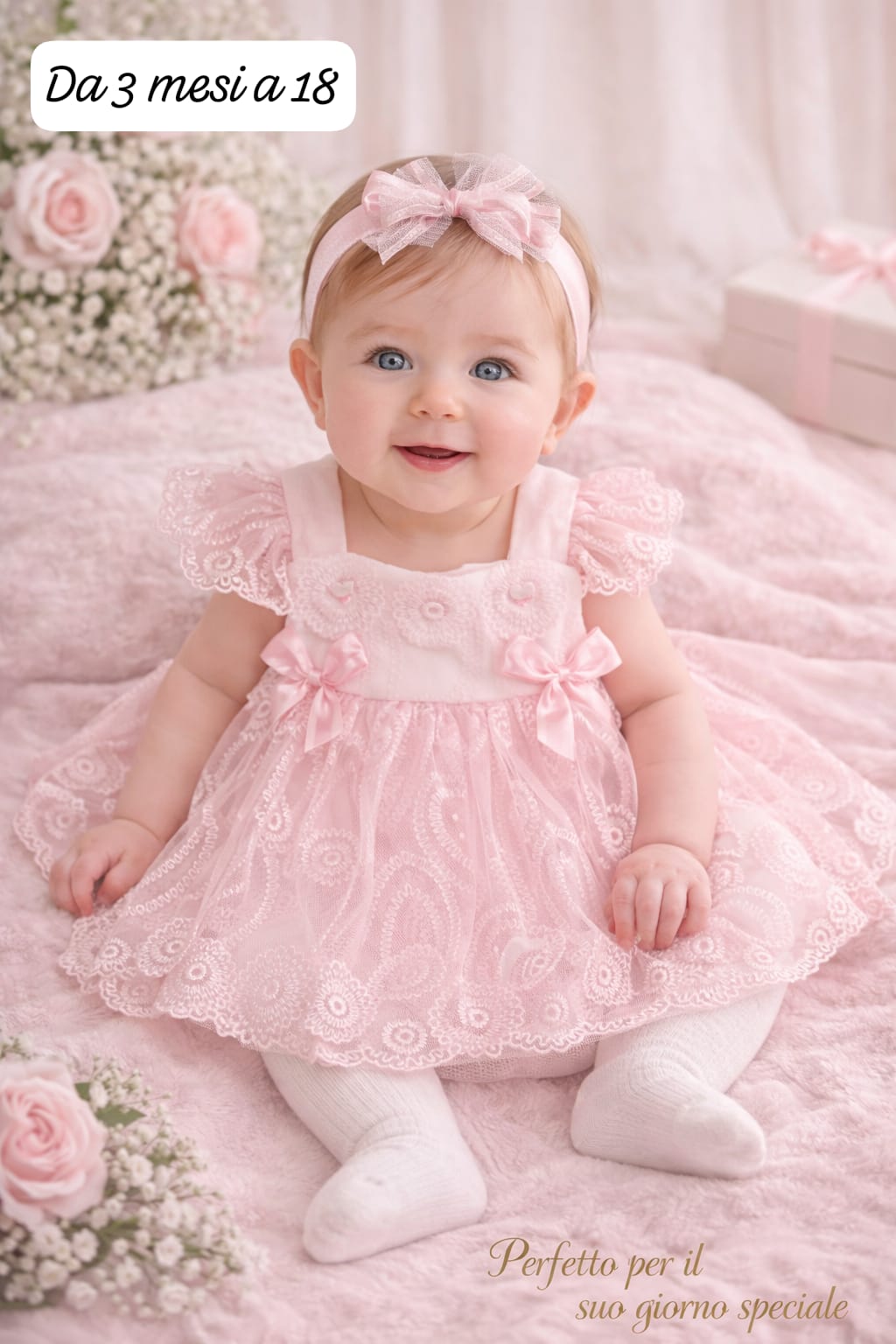 Vestiti o in tulle e merletto Ebita Neonata