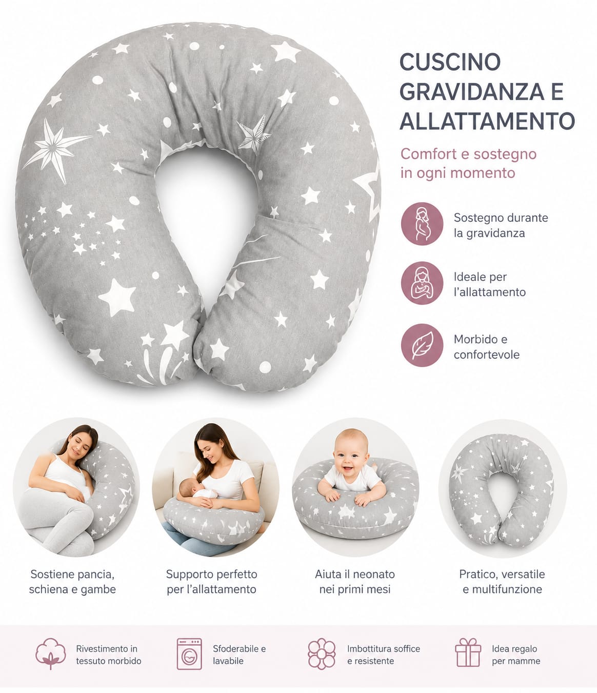 Cuscini allattamento o tutto fare