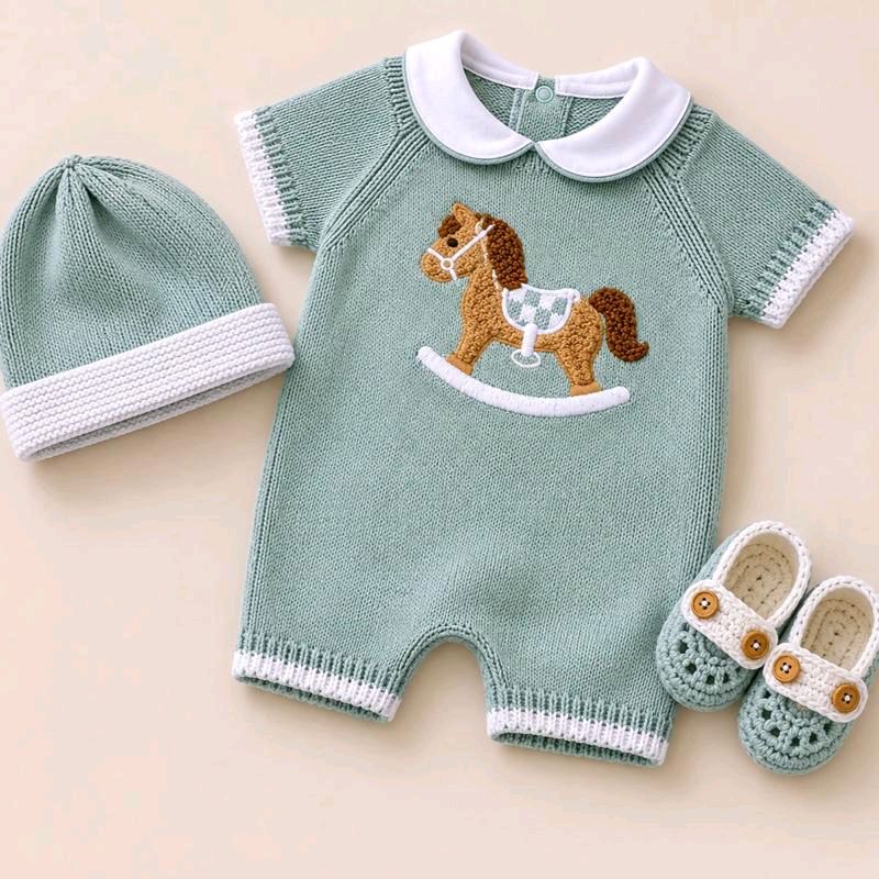 Set in puro filo di cotone baby nipos