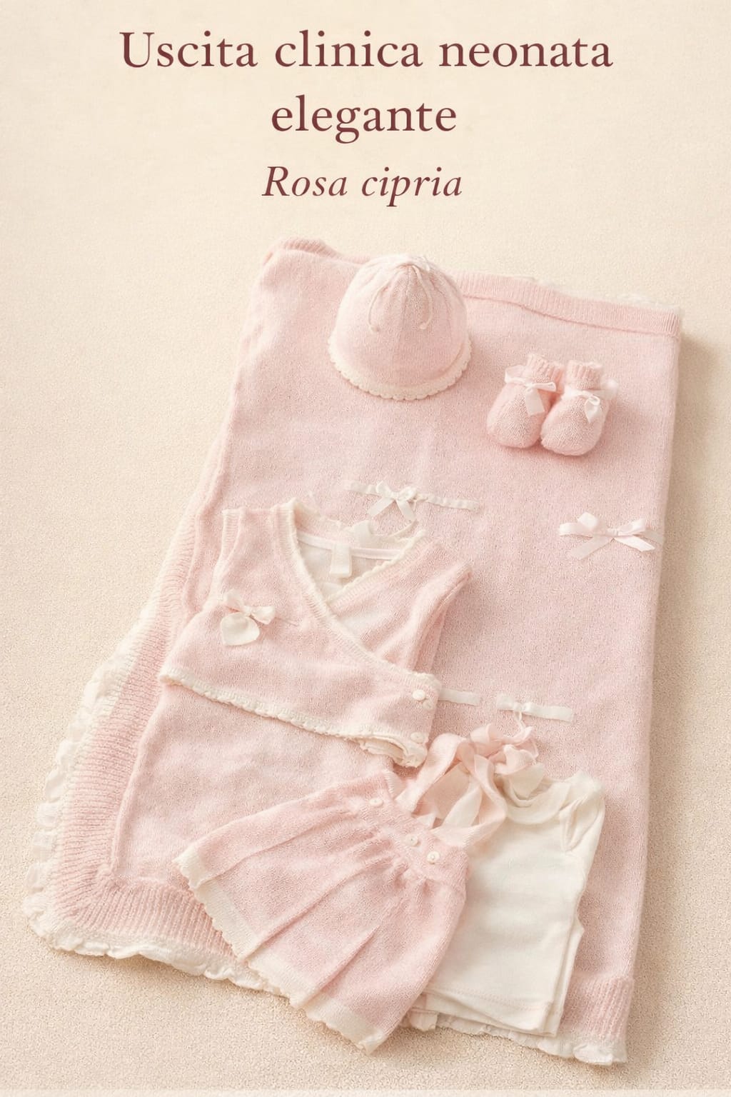 Uscita clinica prime emozioni rosa in filo adatto da fine maggio