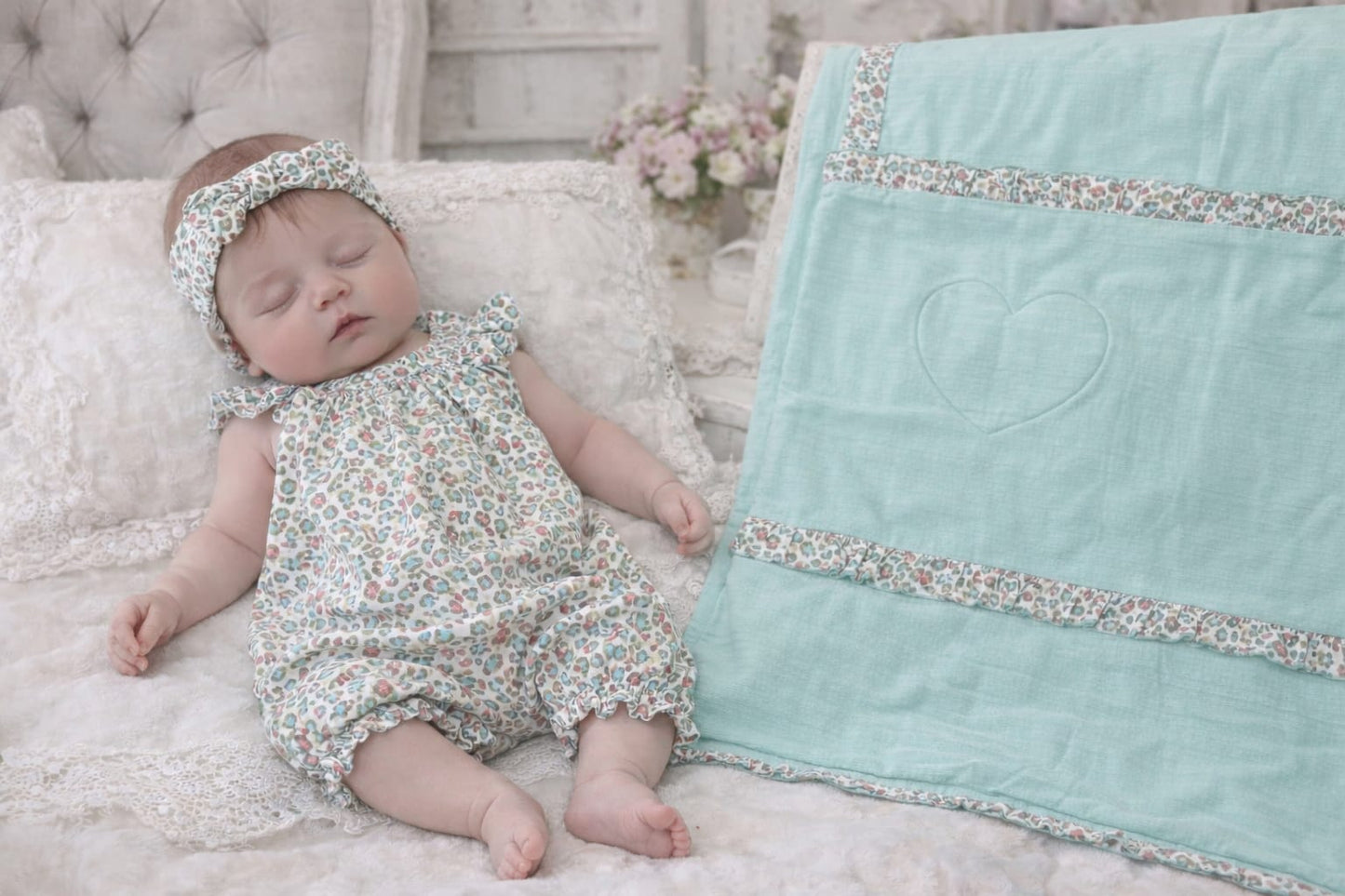 Melby Tiffany cotone biologico tema shabby