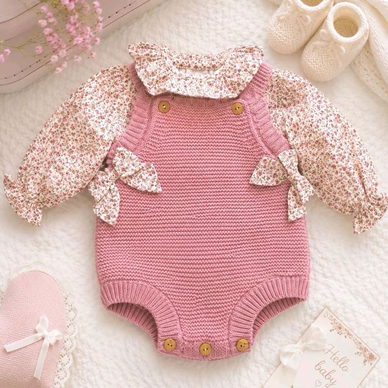 Set salopetta + camicia shabby