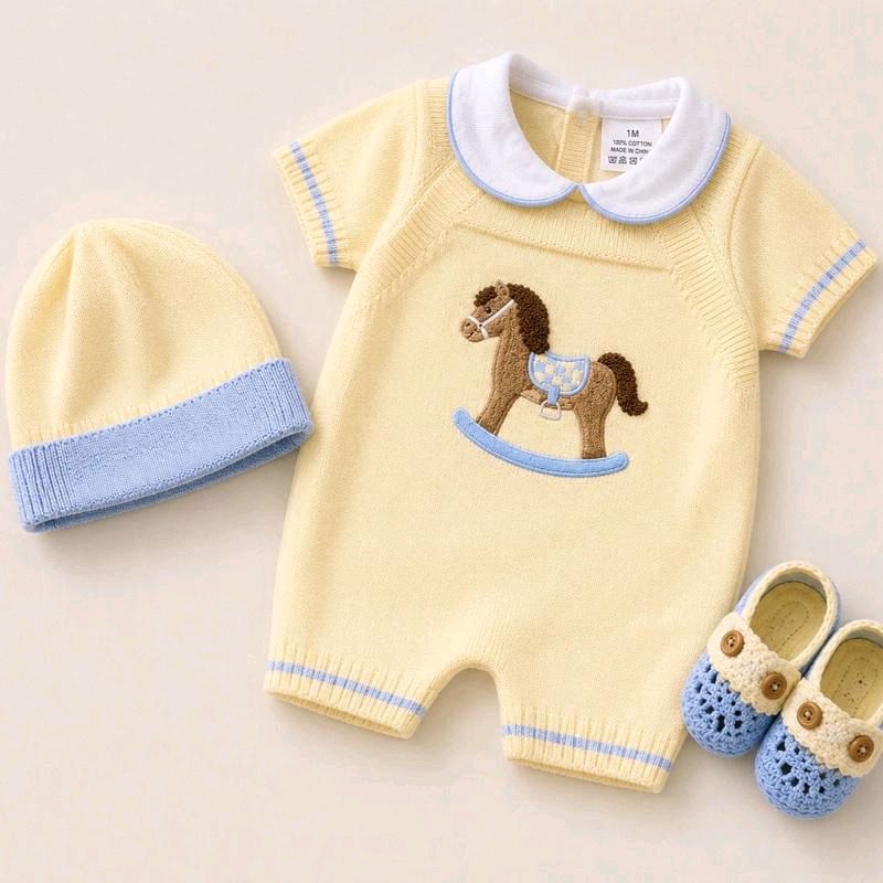 Set in puro filo di cotone baby nipos