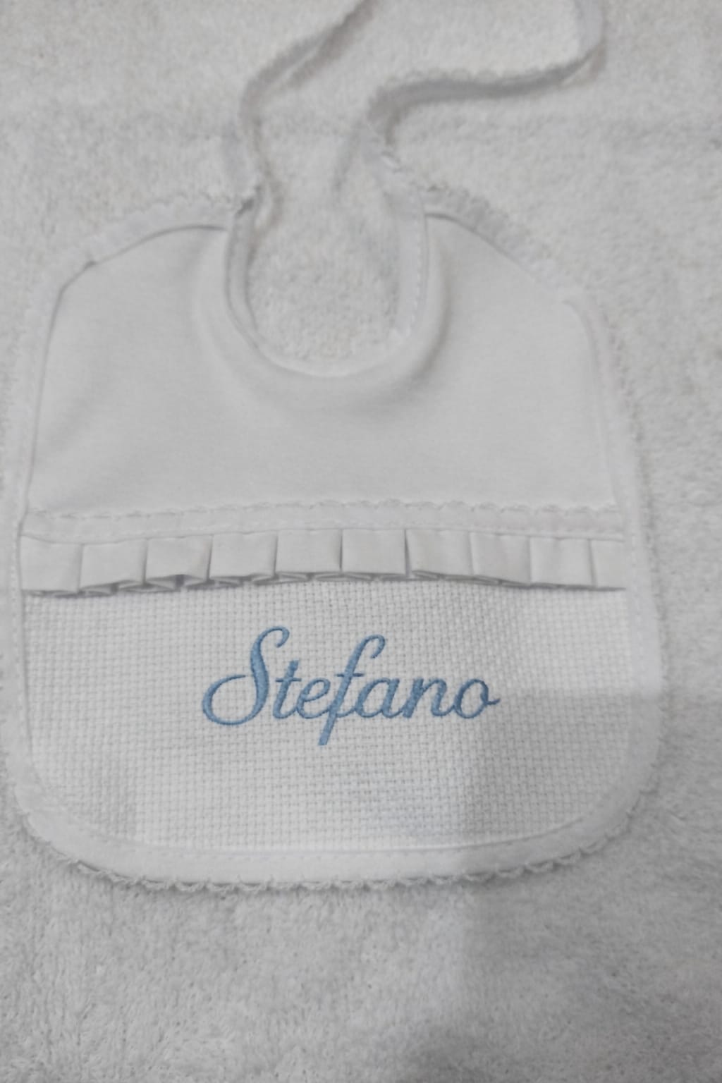 Accappatoio da personalizzare o copertina + Bavetta
