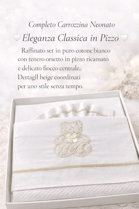 Set lenzuola orsetto in puro cotone
