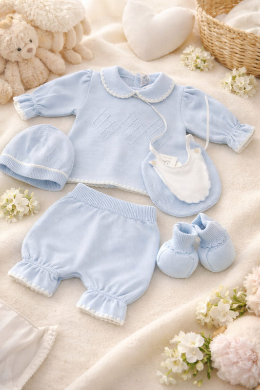 Completo pappa e latte in misto lana