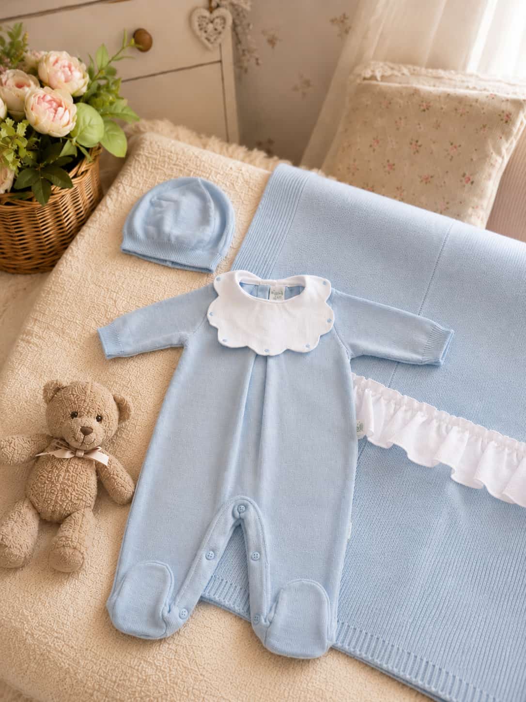 Set uscita clinica Pappa e latte misto lana