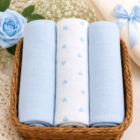 Quadrati di mussola di cotone