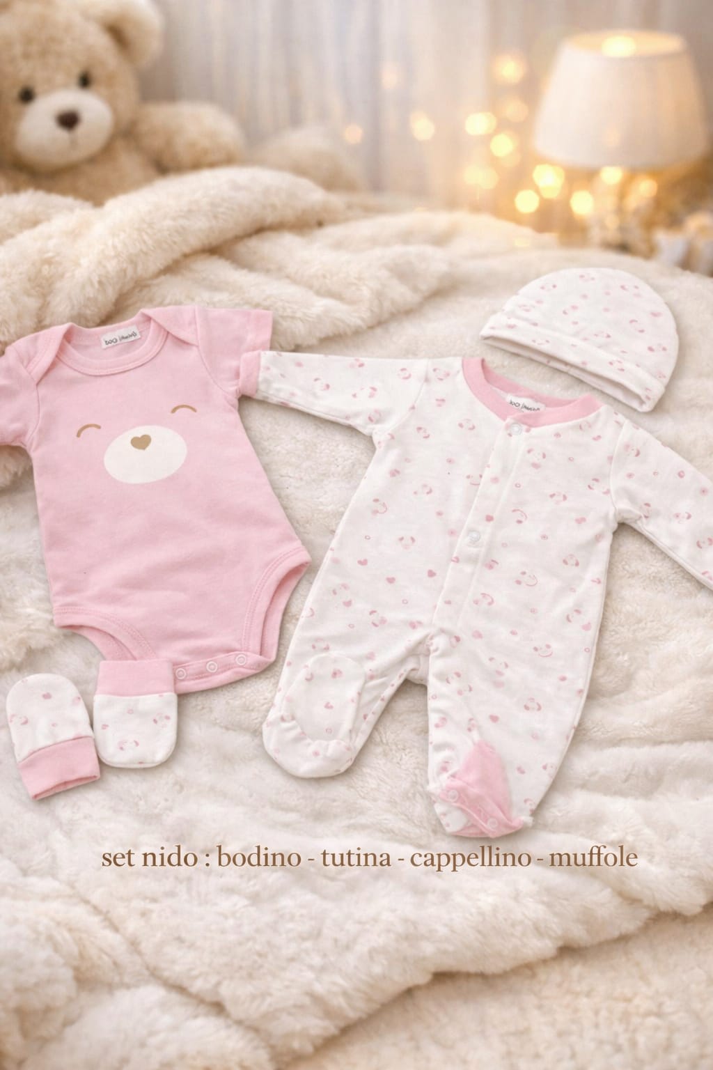 Set nido in cotone leggero