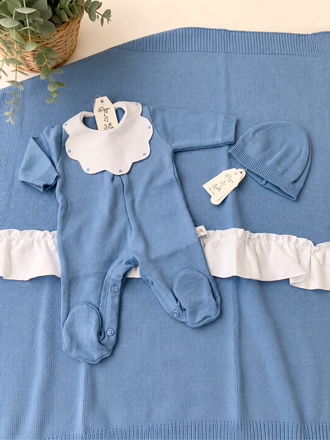 Uscita clinica pappa e latte in misto cotone