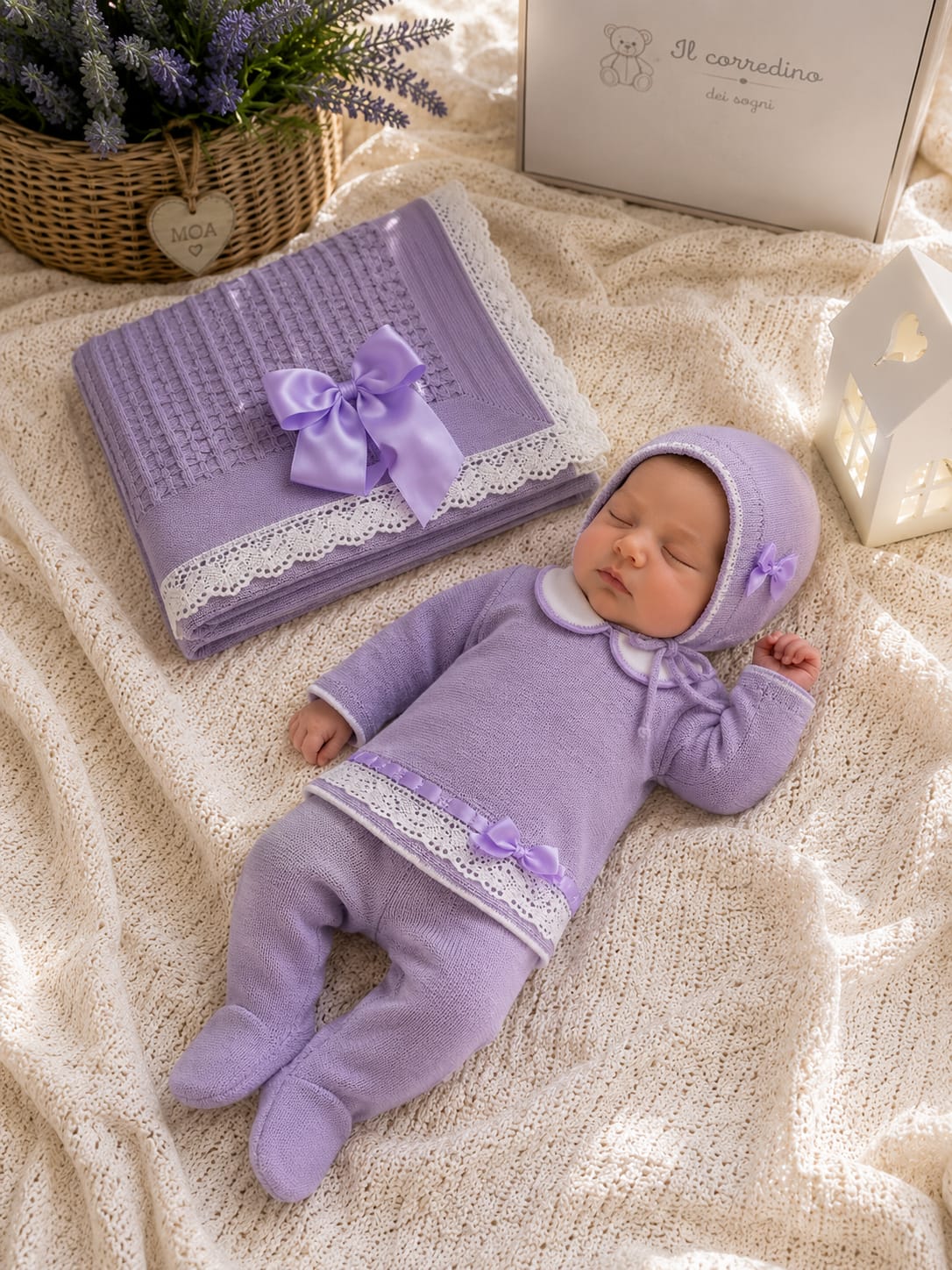 Uscita clinica in filo di puro cotone baby Nipos