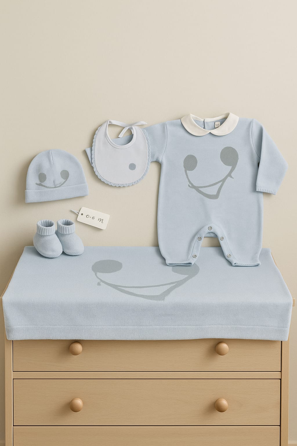 Uscita clinica pappa e latte 54/58 cm in lana