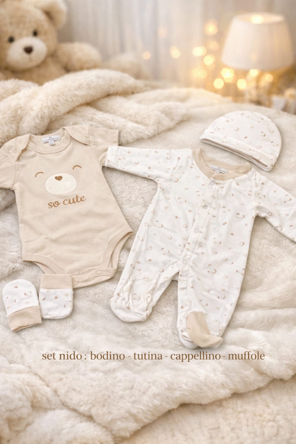 Set nido in cotone leggero