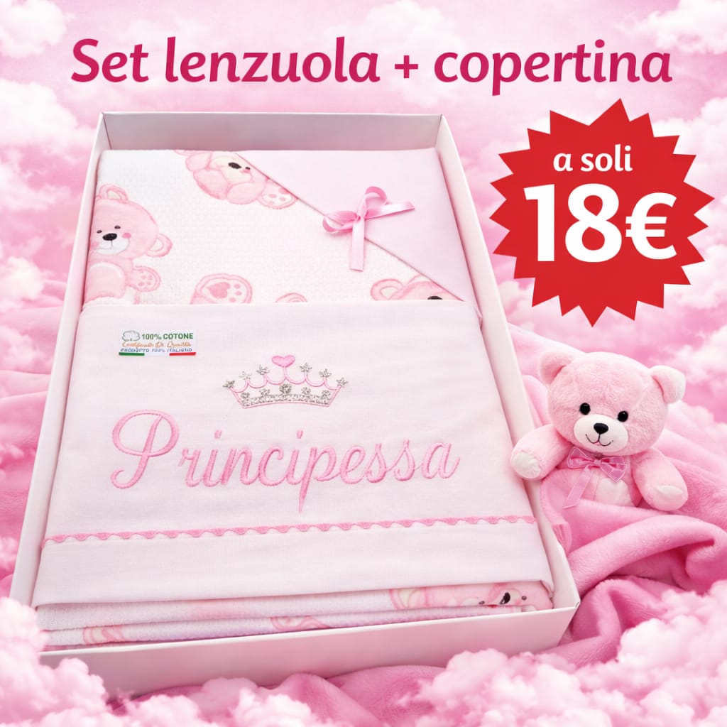 Set carrozzina set lenzuola + copertina