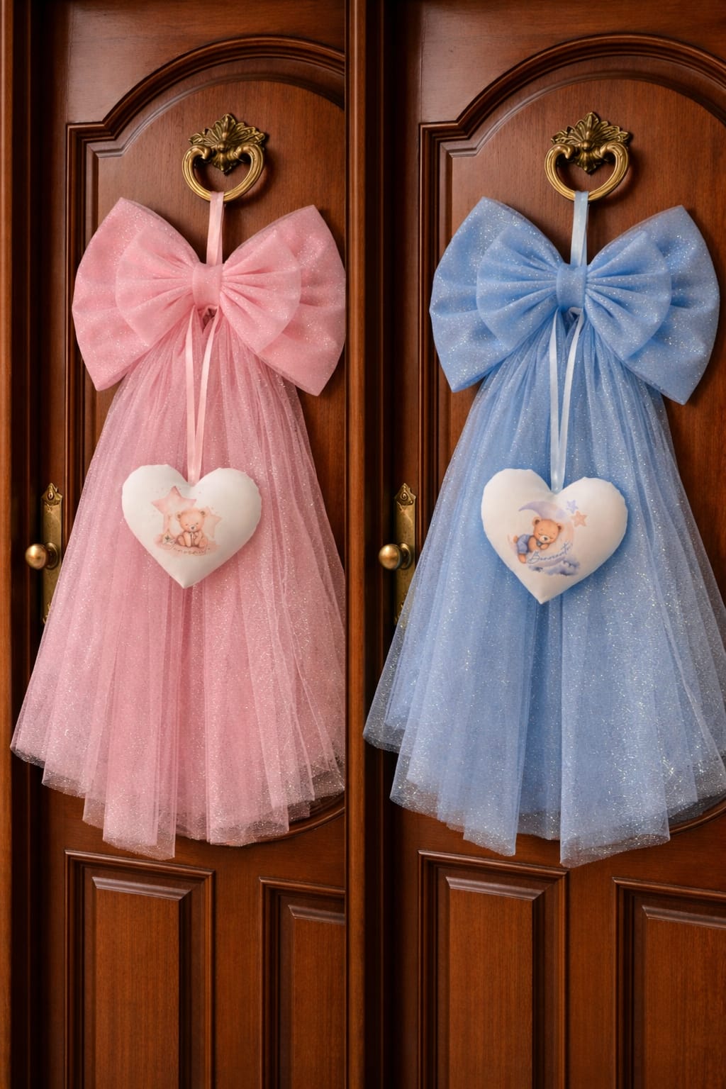 Fiocchi artigianali in tulle laminato
