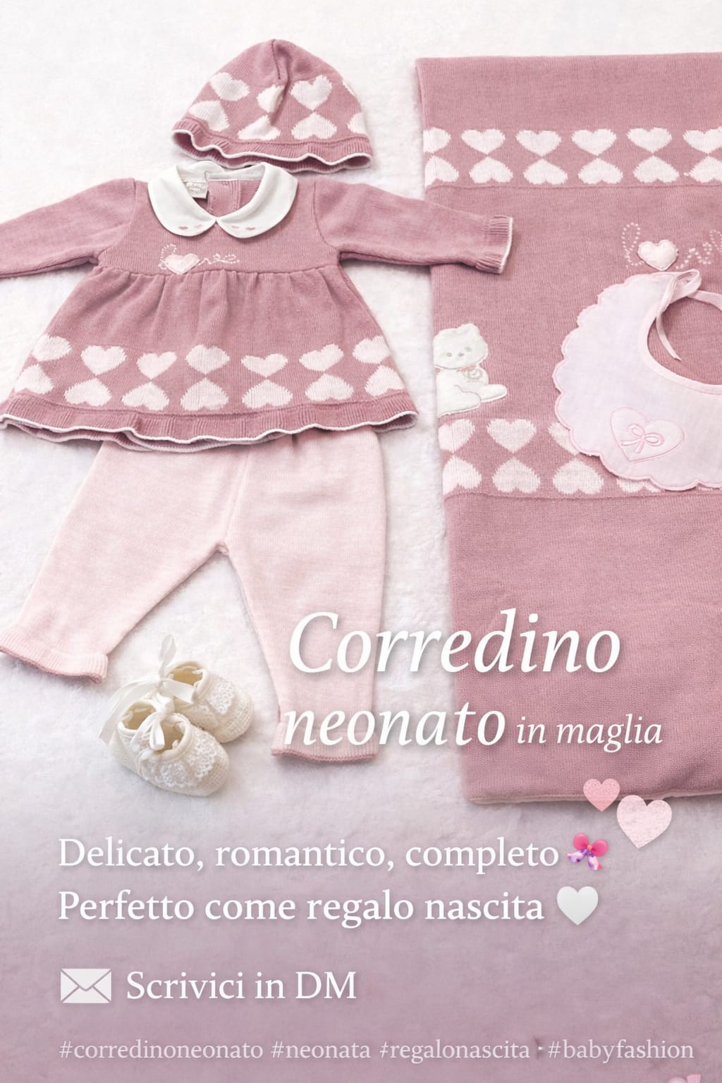 Uscita clinica marca orsetto in misto lana
