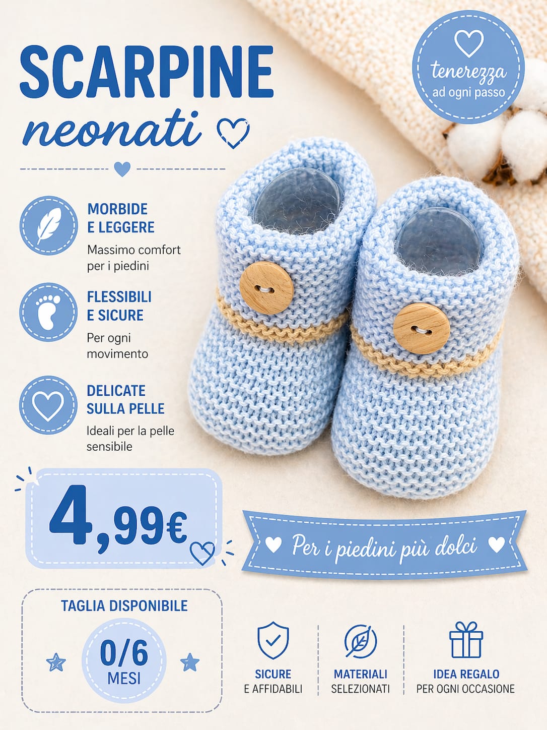 Scarpine 0/6 mesi