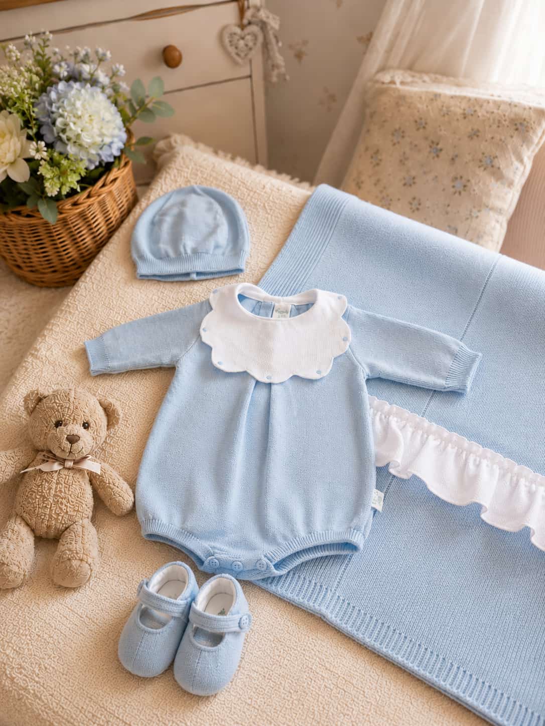 Set uscita clinica Pappa e latte misto lana