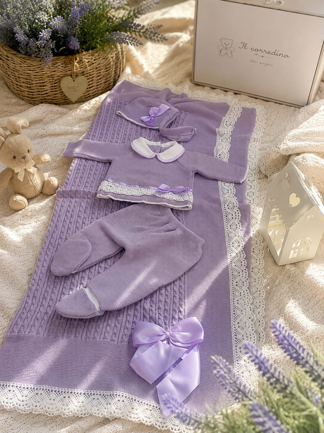 Uscita clinica in filo di puro cotone baby Nipos