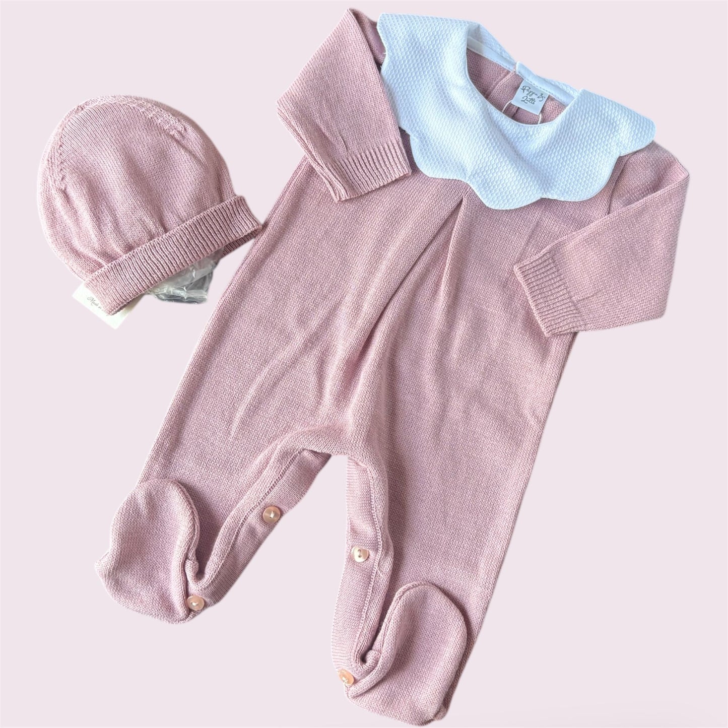 Tutina nuvoletta in misto lana + cappello
