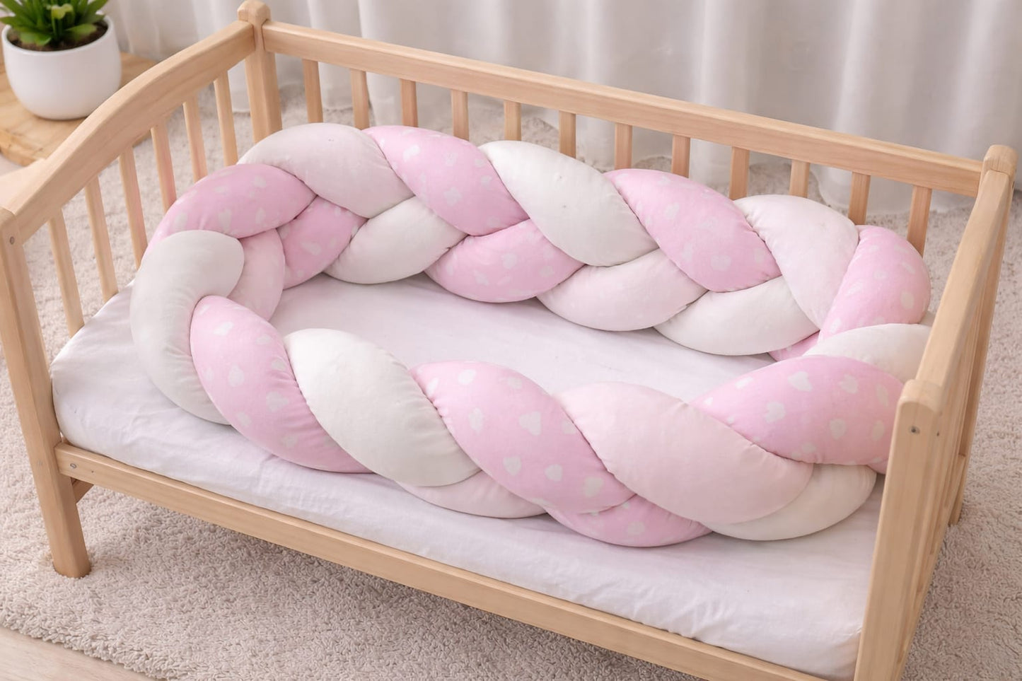 Treccia per culla o per letto lunghezza 1,98x19 cm