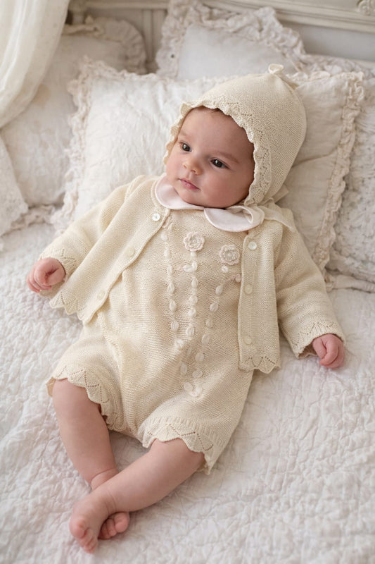 Completo pappa e latte in filo di scozia in offerta