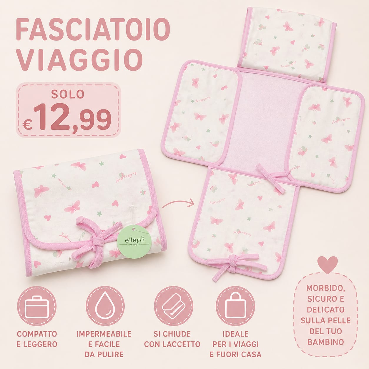 Fasciatoio da viaggio