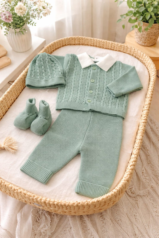 Tuta in lana pappa e latte