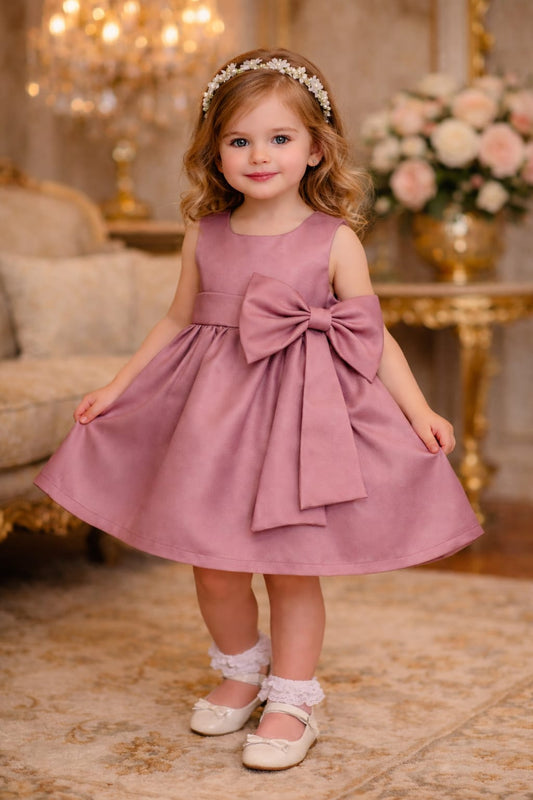 Vestito in raso maquillage pappa e latte