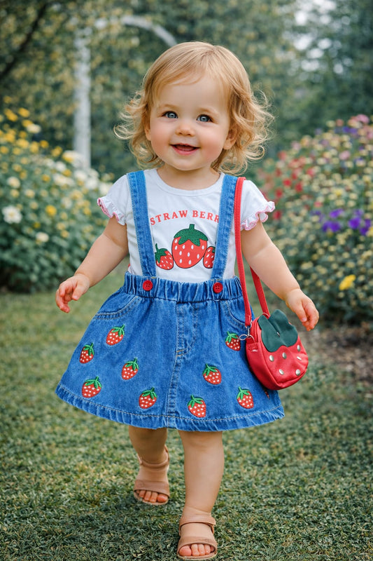 Salopetta con magliettina Ebita