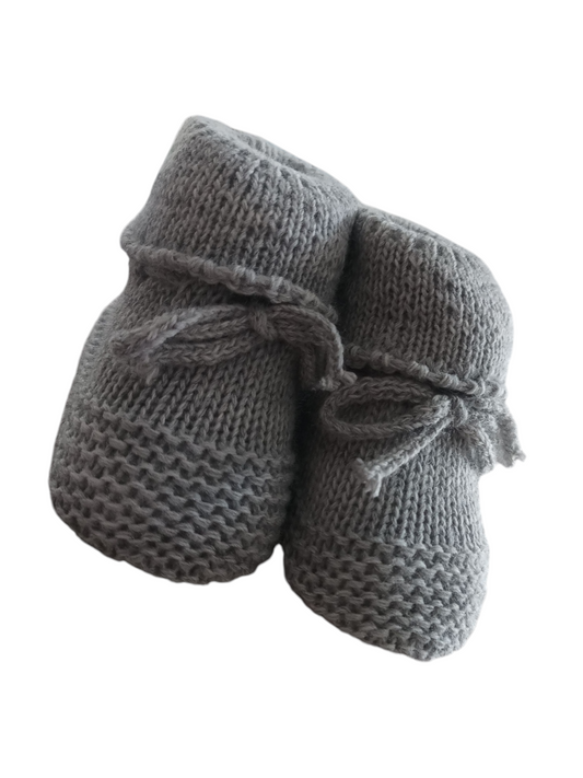 Scarpine in lana 0/6 mesi